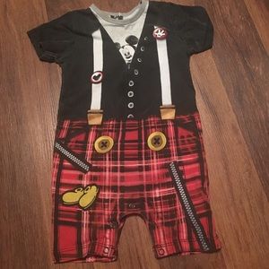 Disney Parks 12M vintage style Mickey one piece
